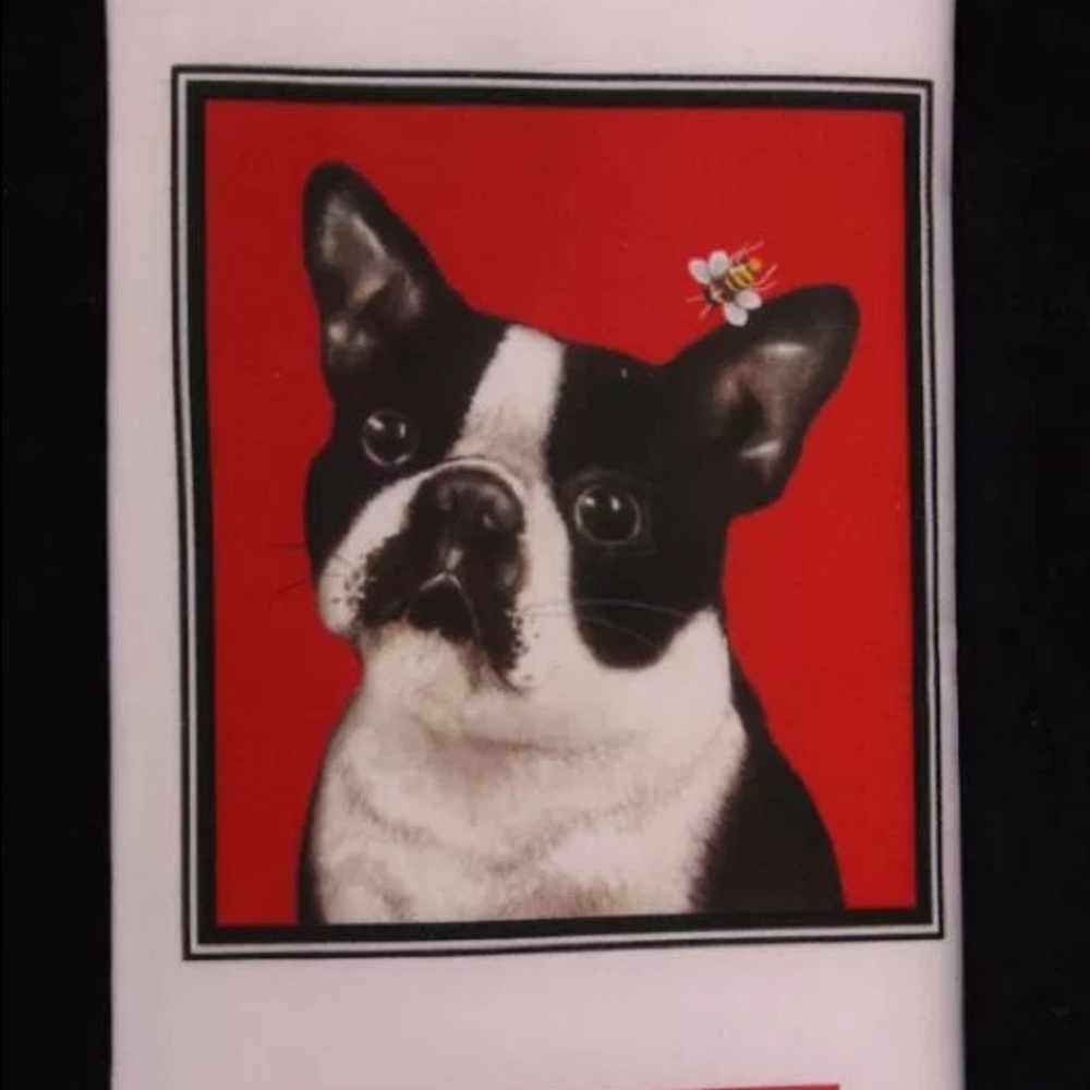 Boston terrier towel - Picture 2 of 2